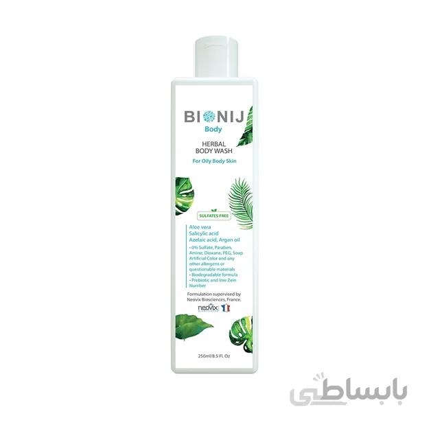 شامپو بدن مخصوص پوست چرب Body بیونیج 250 میل