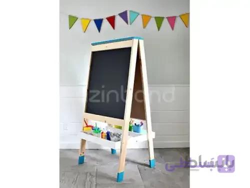 تخته سیاه و وایتبرد چوبی دو طرفه