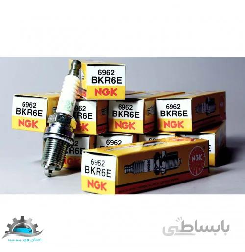 شمع تک پلاتین BKR6E ان جی کی NGK (دست 4 عددی)