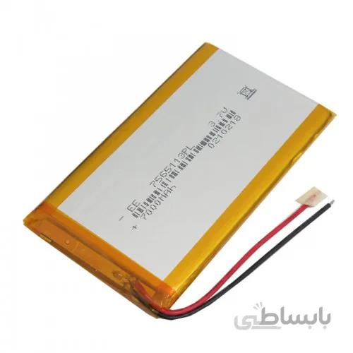باتری لیتیومی تک سل 3.7V 7000mAh دارای برد محافظ