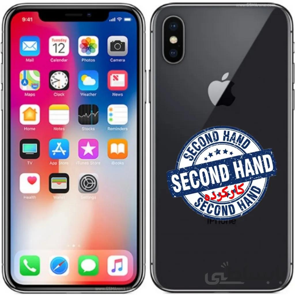 iPhone X 256G blackکارکرده