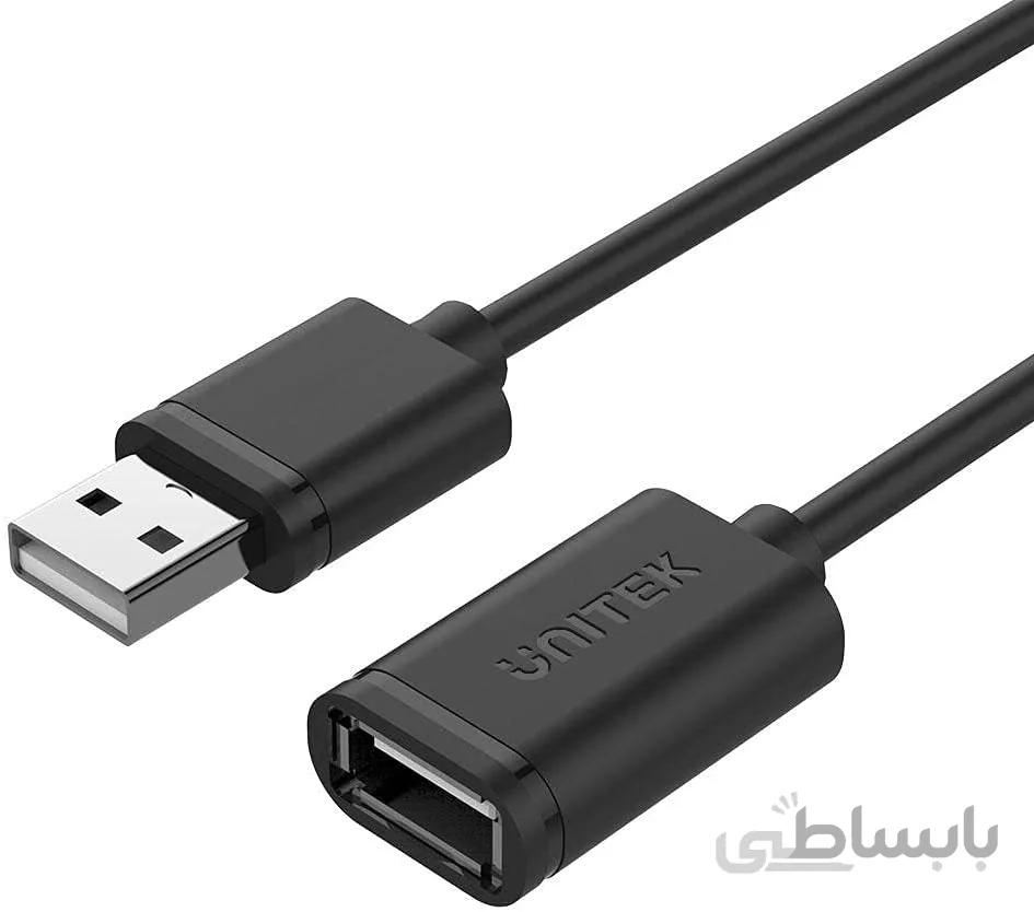 کابل افزایش طول USB یونیتک 1 متر