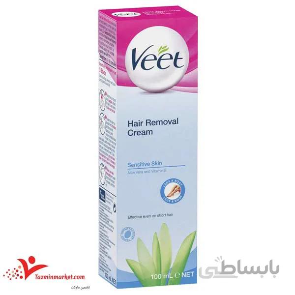کرم موبر بدن ویت پوست حساس veet Hair removal cream 100 mill