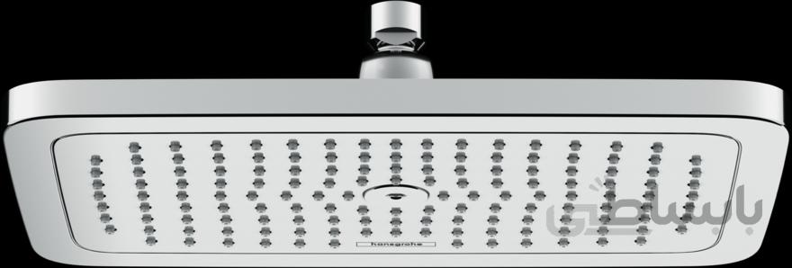 سردوش مستطیل هانس گروهه مدل Croma E 280 کد KH1026 - با علم توکار دیواری ا Hansgrohe Croma E Overhead shower 280 1jet