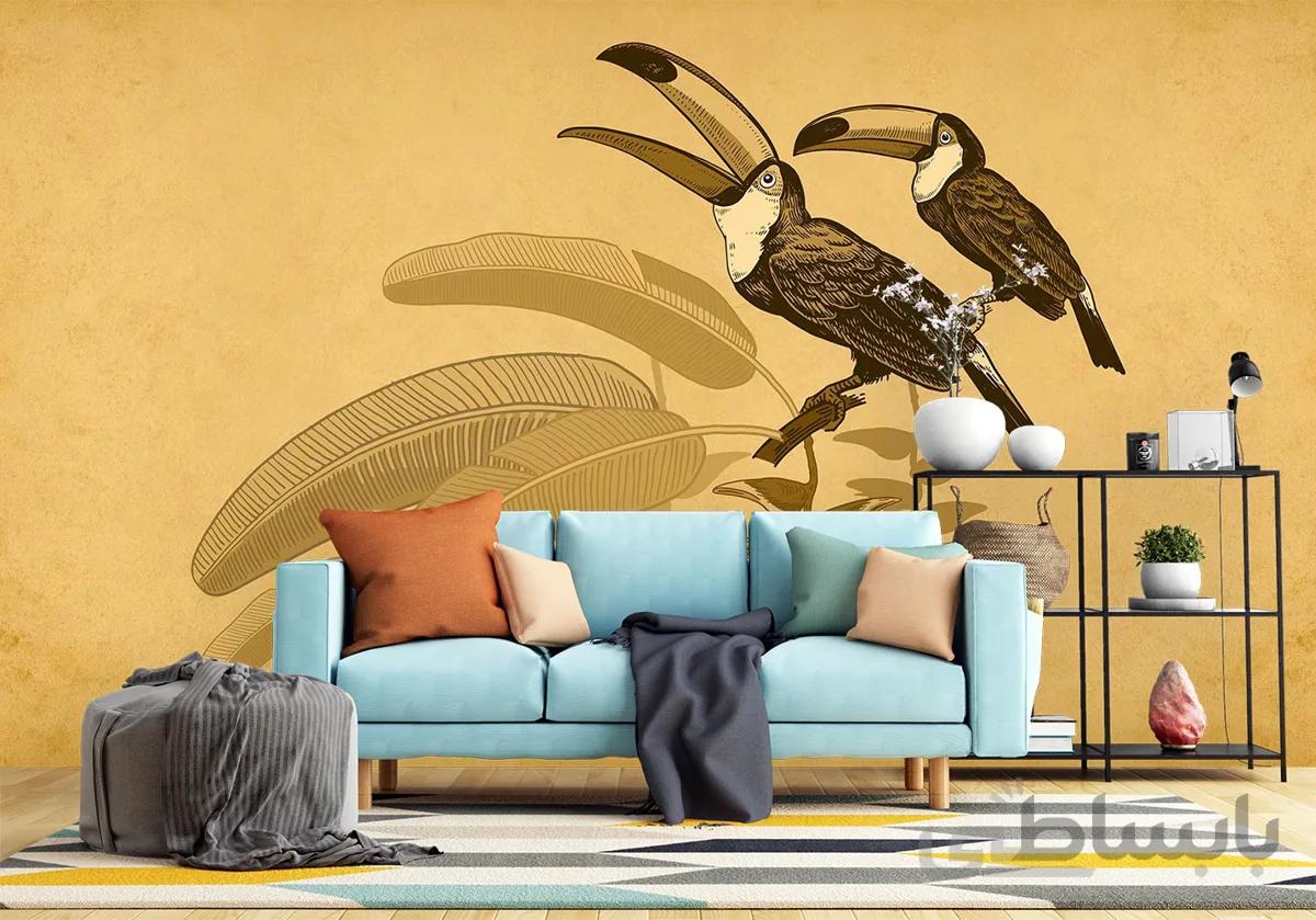 پوستر دیواری پرنده توکان W10024100