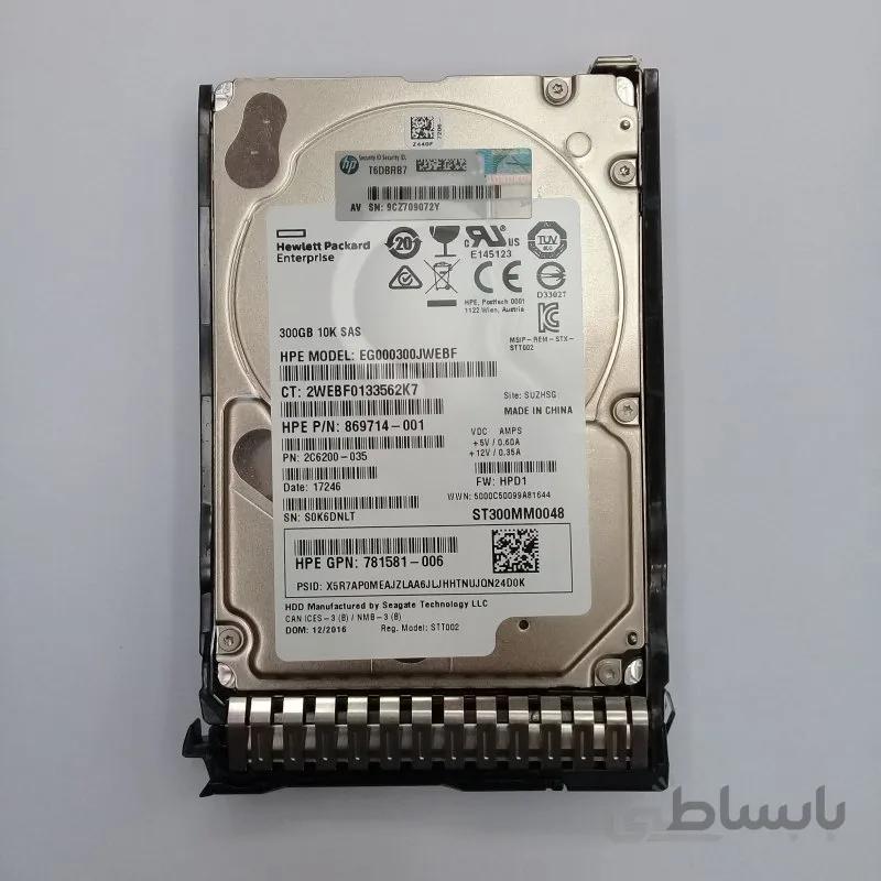هارددیسک اینترنال اچ پی ای مدل EG000300JWEBF ظرفیت 300 گیگابایت