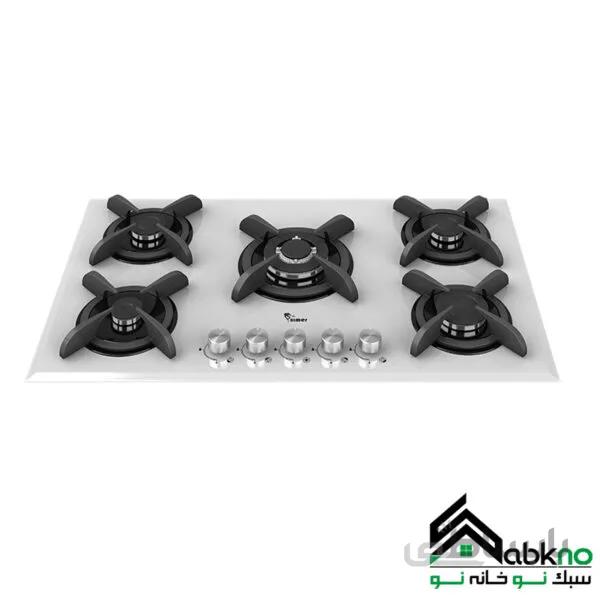 اجاق گاز صفحه ای شیشه ای سیمر G-570 Ultra ا Simer G-570 Ultra Glass Gas Hob