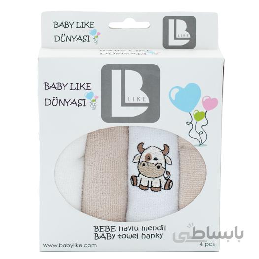 دستمال مادر baby like طرح گاو