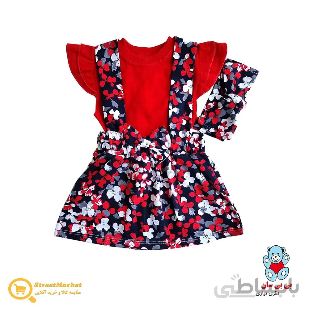 ست سه تکه نوزادی بی بی سان کد red-2006