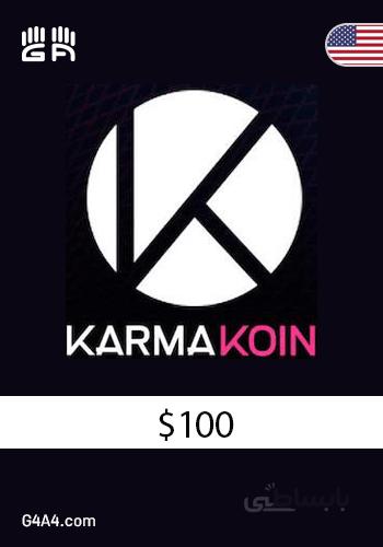 گیفت کارت 100 دلاری کارما کوین - $100 Karma Koin