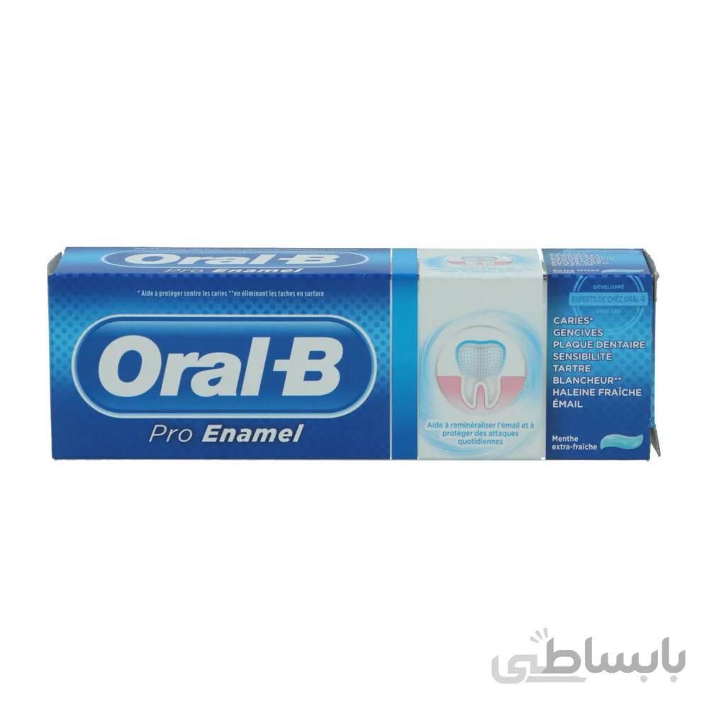خمیر دندان پرو اینامل Pro Enamel اورالبی Oral-B حجم 75 میلی