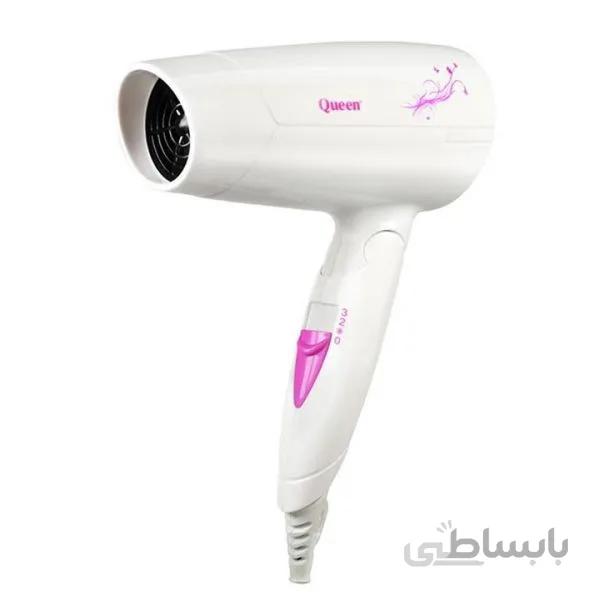سشوار مسافرتی کویین مدل HD320 ا Queen HD320 Hair Dryer