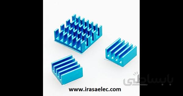 ست 3 تایی هیت سینک آبی ویژه برد رسپبری پای Heat Sink