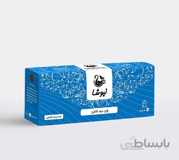 چای سیاه خالص نیوشا 25 عددی(بدون لفاف)