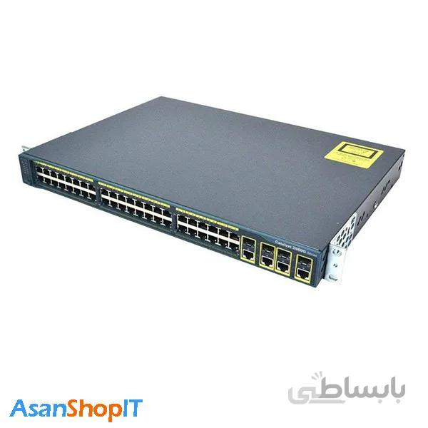 سوییچ ۴۸ پورت سیسکو مدل WS-C۲۹۶۰G-۴۸TC-L