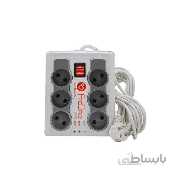 محافظ 6 خانه کلید دار 5 متری پرووان مدل PPS610