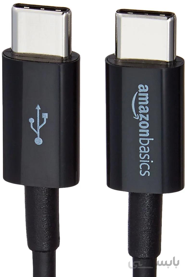 کابل USB-C آمازون بیسیکس مدل L6LUC025-CS-R طول 1.8 متر