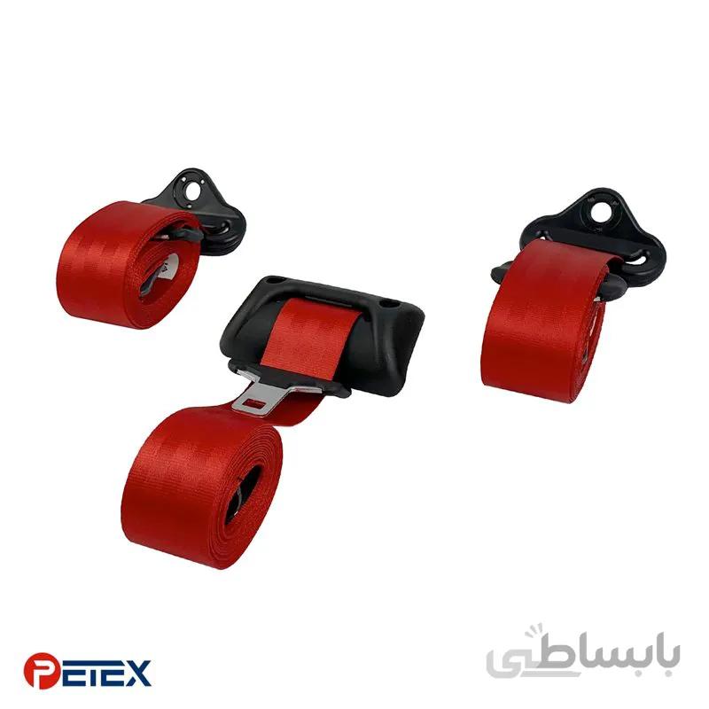 ست نوار تکمیل شده عقب پژو ۲۰۶ هاچ بک رنگ قرمز بسته ۳ عددی
