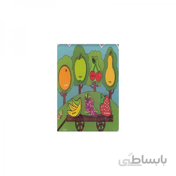 پازل چوبی درخت میوه