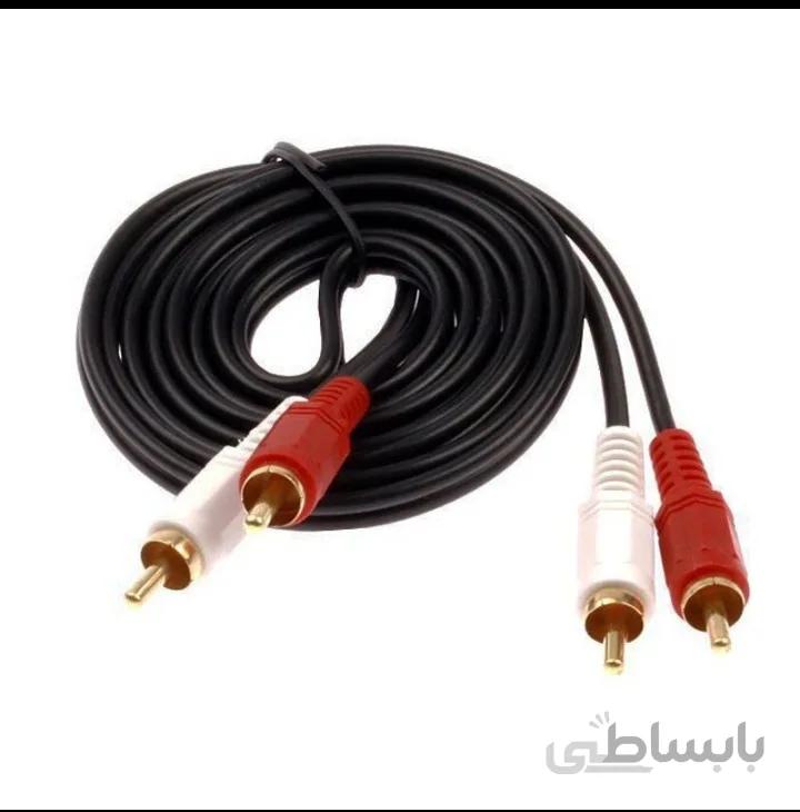 کابل صدا RCA دو به دو طول ۱۵۰ سانتی متر