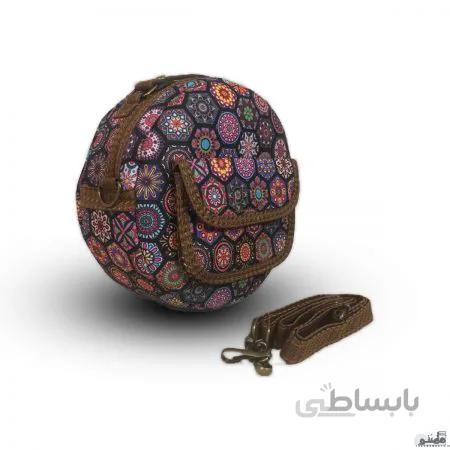 کیف ترمه گرد زنانه مدل دوشی کد ۰2