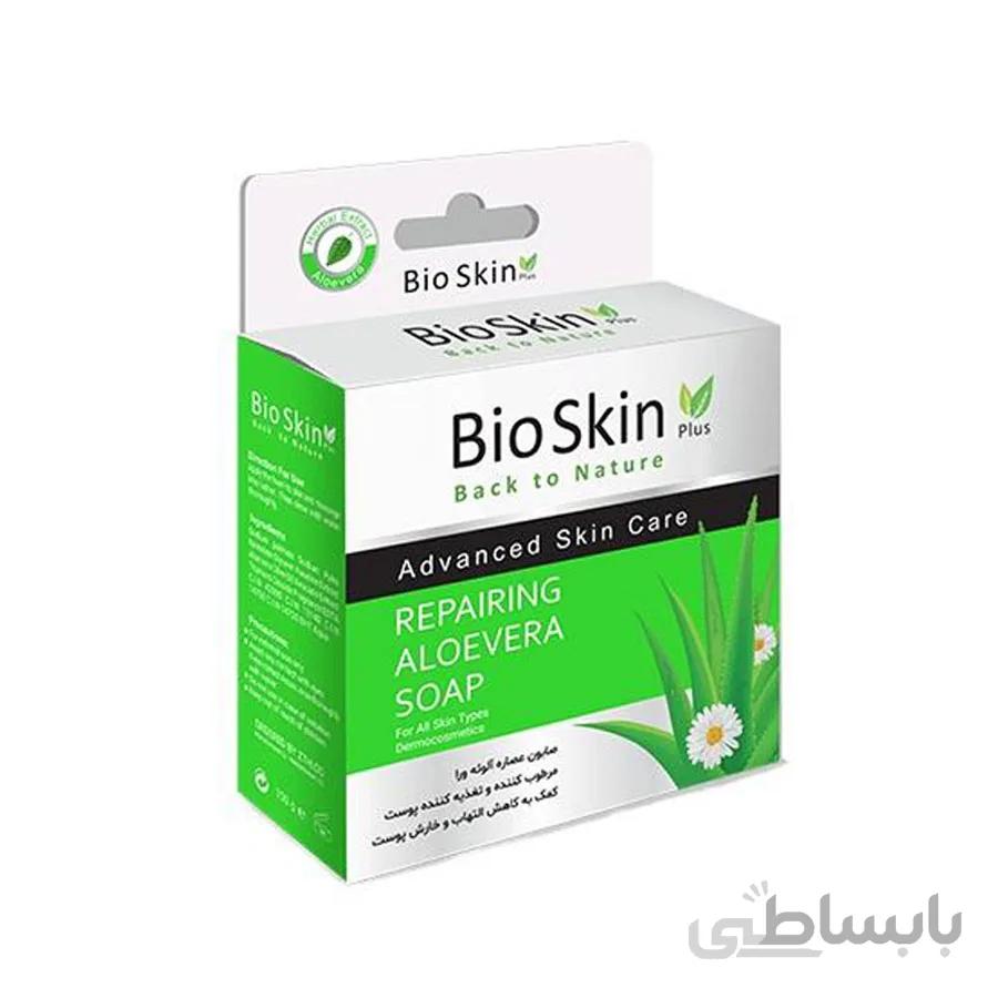 صابون ترمیم کننده ارگانیک آلوئه ورا بایواسکین پلاس
