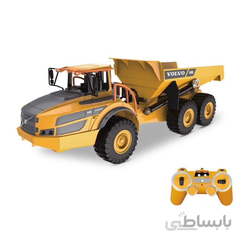 ماشین کنترلی دبل ای مدل کامیون مفصلی ولوو Double E RC Articulated Hauler Volvo Dump Truck