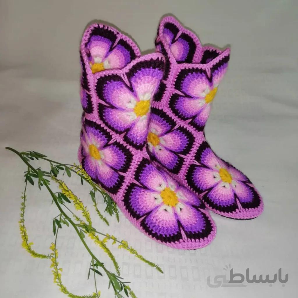 نیم بوت بافتنی زنانهSidra مدل GHI-FTI-66