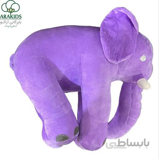فیل بالشتی رنگی اورجینال 55 سانتی متر غرفه آراکیدز