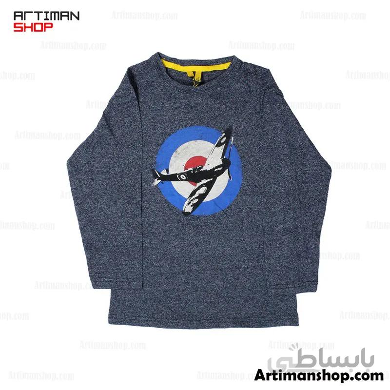 تیشرت آستین بلند پسرانه 6 تا 7 سال کد 0067 spitfire