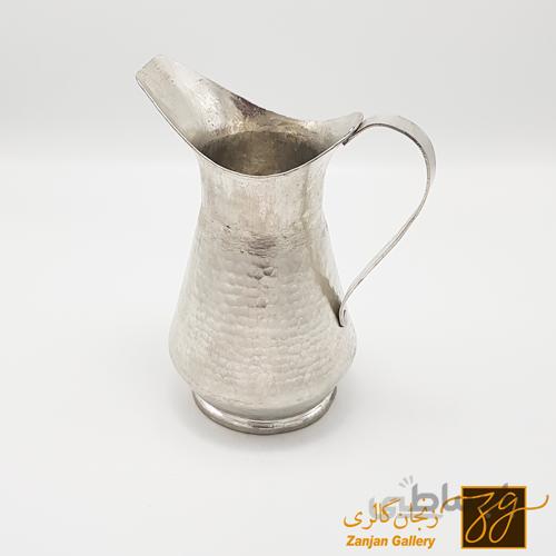 پارچ مسی دستی سفید