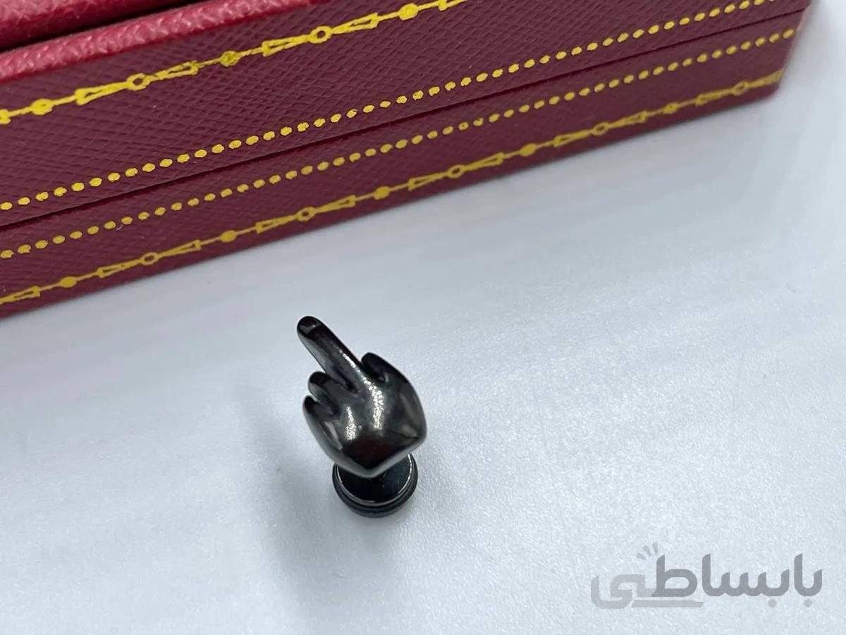 پیرسینگ مشکی طرح خاص