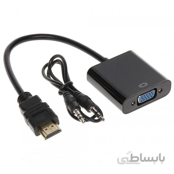 مبدل HDMI به VGA مدل ST با کابل صدا