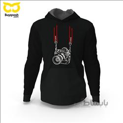 سویشرت مشکی دوربین کنون