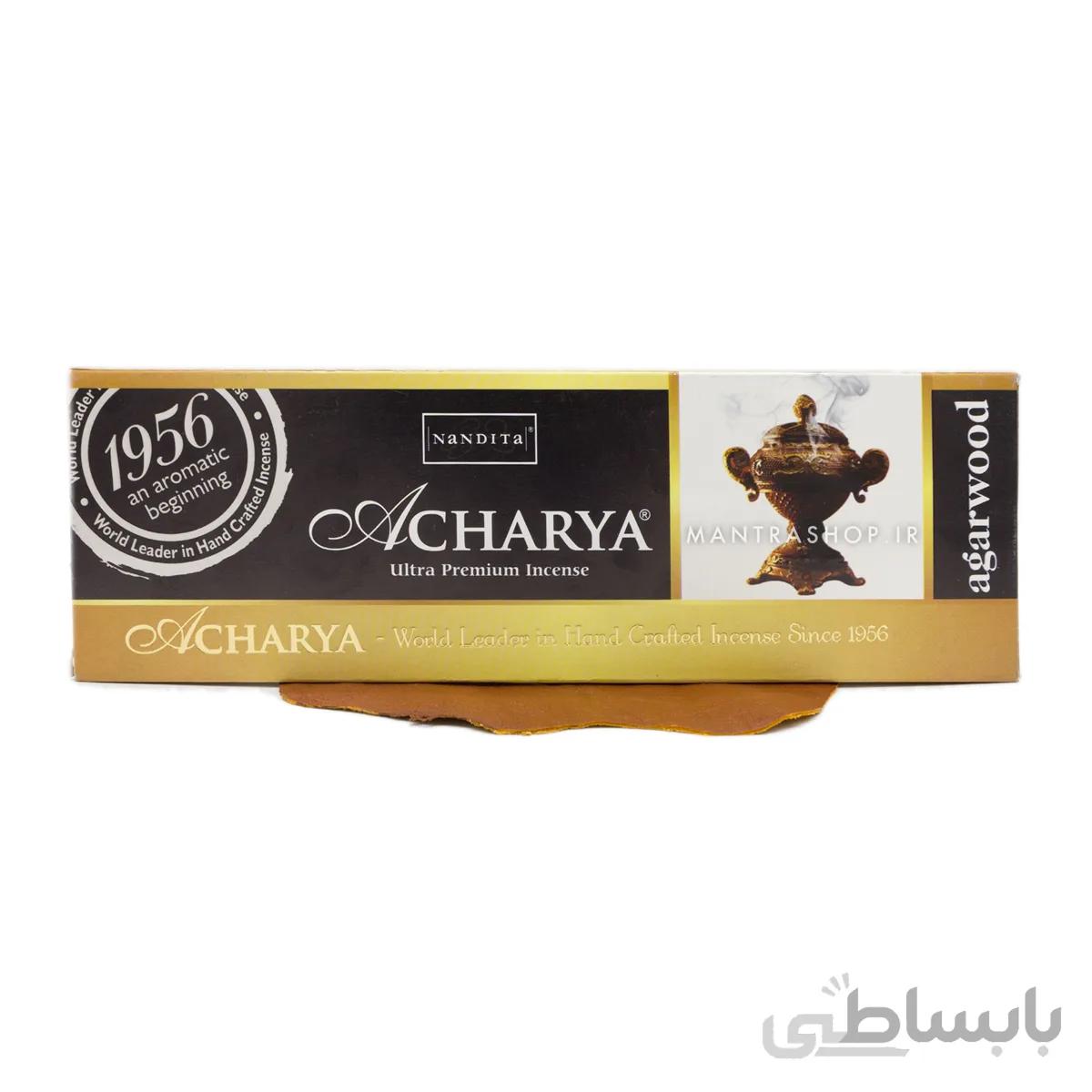 عود دست ساز هندی Acharya Agarwood برند Nandita