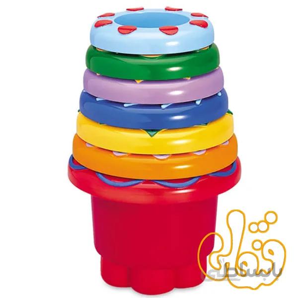 لیوانهای رنگین کمان تولو rainbow stacker 89650
