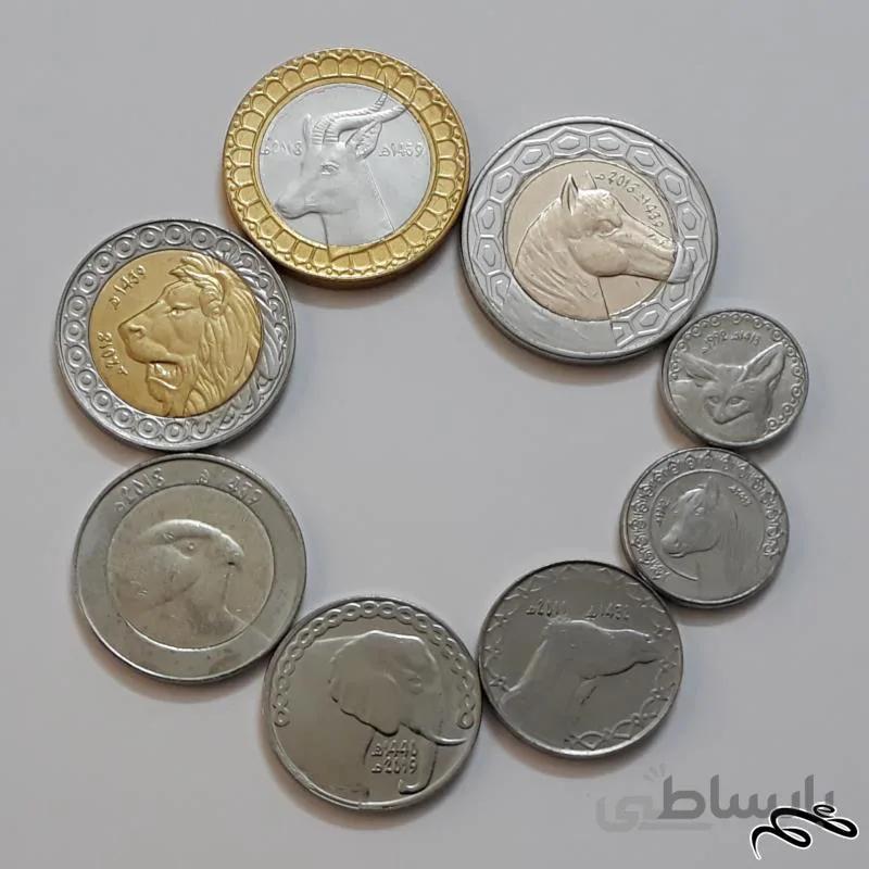 ست کامل سکه های الجزایر
