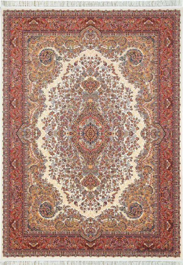 فرش کاشان 1000شانه طرح مهر کرم