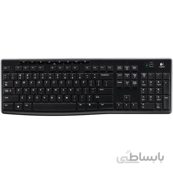 کیبورد بی‌سیم لاجیتک مدل کی 270 ا کیبورد لاجیتک K270-Wireless-Keyboard
