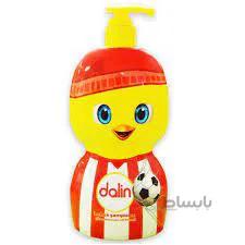 شامپو سر کودک دالین dalin طرح جوجه حجم 500 میلی لیتر