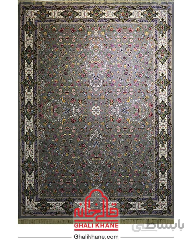 فرش ماشینی کاشان 1200 شانه طرح کیمیای سعادت نسکافه ای