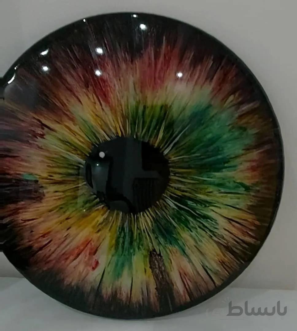 تابلو چشم پرتویی تلفیق چوب و رزین کد ۱۰۲۴۳۷