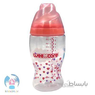 شیشه شیر پروپیلن دهانه عریض ۳۰۰ میلی لیتر mom sense وی کر