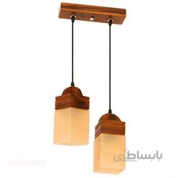 آویز دو شعله پادرا مدل تینا
