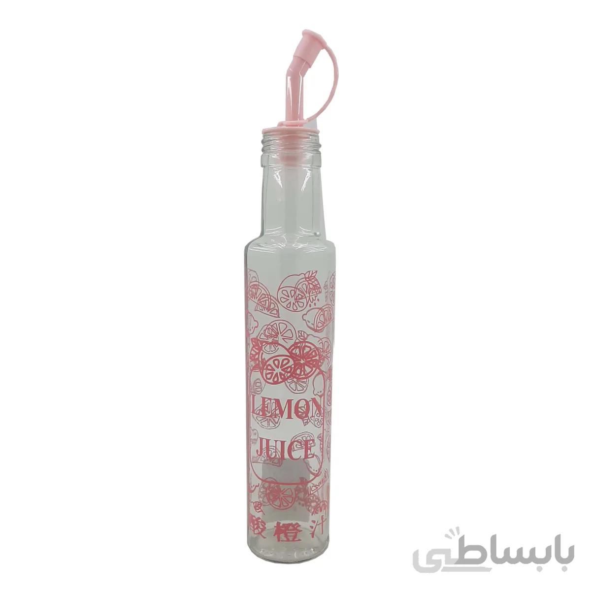 بطری با درپوش و آرام ریز کوچک