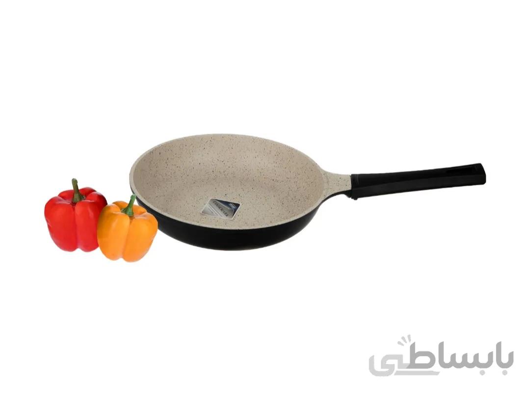 تابه تکدسته چدن گرانیت کاندید سایز۲۴ - مشکی
