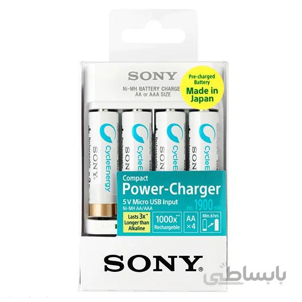 شارژر باتری سونی مدل 34HHU4K مناسب باتری های AAA / AA ا Sony 34HHU4K Battery Charger