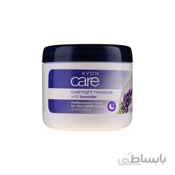 کرم شب مرطوب کننده دست ، صورت و بدن عصاره اسطوخودوس اوان