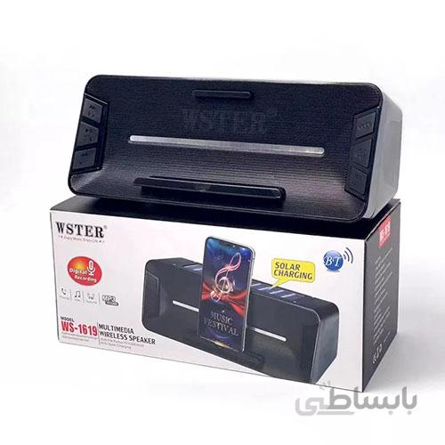 اسپیکر وسترن مدل WS-1619 همراه با شارژر خورشیدی