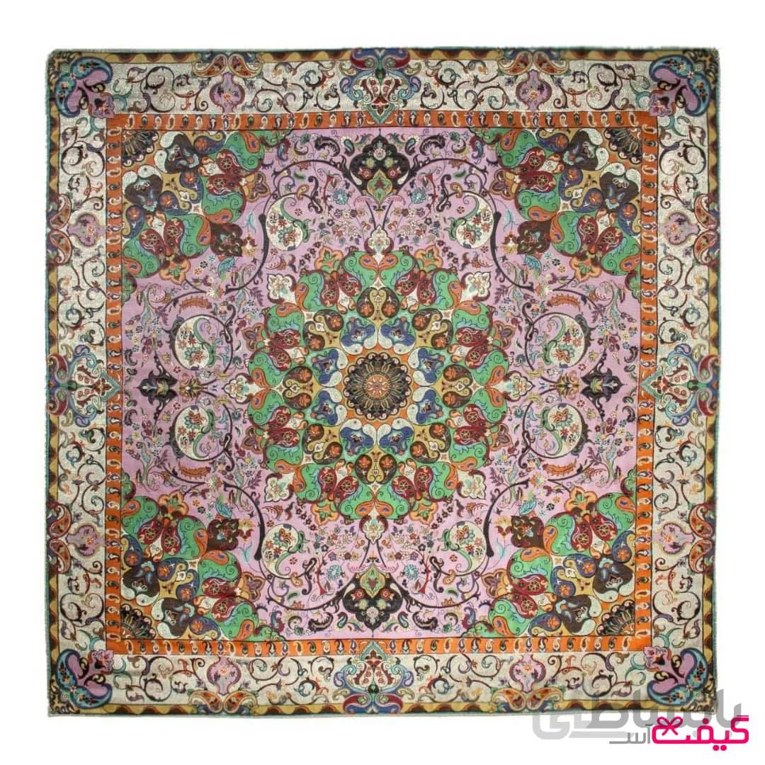 رومیزی یک در یک طرح فردوس(گلبهی)